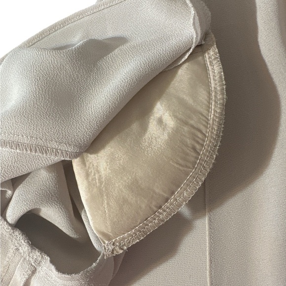 R&M Richards Vintage Elegant 3 Piece Cream Chiffon Embroidered Beaded Set - Picture 11 of 16